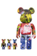 BE@RBRICK PUSHEAD 3 different colors 100％ & 400％ 4 PC SET