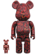 BE@RBRICK M / mika ninagawa LEATHER ROSE 100％ & 400％