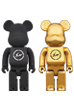 BE@RBRICK THE CONVENI × fragmentdesign 400％ BLACK／GOLD