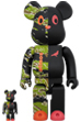 BE@RBRICK × atmos × STAPLE #2 100％ & 400％