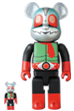 BE@RBRICK 仮面ライダー新2号 100％ ＆ 400％セット