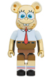 BE@RBRICK SpongeBob GOLD CHROME 1000％