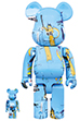 BE@RBRICK JEAN-MICHEL BASQUIAT #4 100％ & 400％