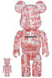 BE@RBRICK atmos × Coca-Cola 100％ & 400％ CLEAR BODY