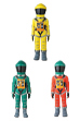 VCD SPACE SUIT YELLOW Ver./GREEN Ver./ GREEN HELMET & ORANGE SUIT Ver.