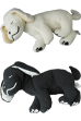 slumbers PLUSH WHITE/BLACK