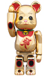 BE@RBRICK 招き猫 金メッキ 福入 100％