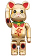 BE@RBRICK 招き猫 金メッキ 福入 400％