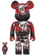 BE@RBRICK JEAN-MICHEL BASQUIAT #5 100％ & 400％