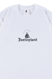 DestinyLand CASTLE logo T-shirt（白）