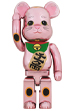 BE@RBRICK 招き猫 桃金メッキ 1000％