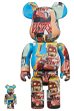 BE@RBRICK JEAN-MICHEL BASQUIAT #6 100％ & 400％