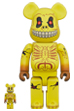 BE@RBRICK SKULL FACE 100％ & 400％