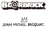 MEDICOM TOY - BE@RBRICK JEAN-MICHEL BASQUIAT #7 100％ & 400％