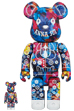 ANNA SUI × M／mika ninagawa BE@RBRICK 100％ & 400％