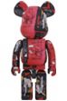 BE@RBRICK Andy Warhol × JEAN-MICHEL BASQUIAT #1 1000％