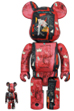 BE@RBRICK Andy Warhol × JEAN-MICHEL BASQUIAT #1 100％ ＆ 400％