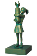 BOMB HUGGER BRONZE STATUE #2