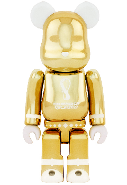 BE＠RBRICK WORLD CUP 2022 GOLD 100%&400%フィギュア