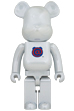 BE@RBRICK 1st MODEL WHITE CHROME 1000％