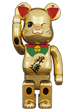 BE@RBRICK 招き猫 昇運 弐 金メッキ 400％