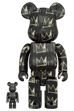 BE@RBRICK JEAN-MICHEL BASQUIAT #8 100％ & 400％