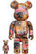 BE@RBRICK Andy Warhol × JEAN-MICHEL BASQUIAT #2 100％ & 400％