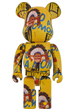 BE@RBRICK Andy Warhol × JEAN-MICHEL BASQUIAT #3 1000％