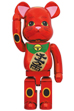 BE@RBRICK 招き猫 梅金メッキ 1000％