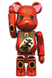 BE@RBRICK 招き猫 梅金メッキ 100％