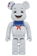 BE@RBRICK STAY PUFT MARSHMALLOW MAN WHITE CHROME Ver. 1000％