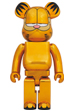 BE@RBRICK GARFIELD GOLD CHROME Ver. 1000％