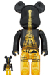 BE@RBRICK EIFFEL TOWER GOLDEN GOWN Ver. 100％ & 400％