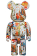 BE@RBRICK Andy Warhol × JEAN-MICHEL BASQUIAT #4 1000％