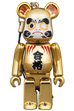 BE@RBRICK 達磨 合格 金メッキ 弐 100％