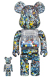 MY FIRST BE@RBRICK Jackson Pollock Studio Ver.100％ & 400％