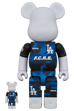 BE@RBRICK F.C.R.B. × MLB 100％ & 400％ (LOS ANGELES DODGERS)