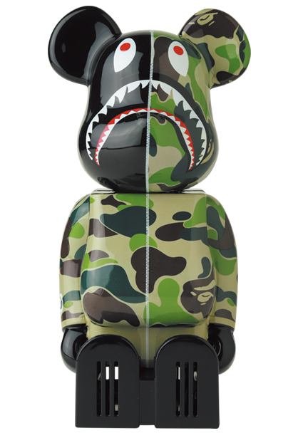 MEDICOM TOY - cleverin BE@RBRICK ABC CAMO SHARK