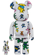 BE@RBRICK GRATEFUL DEAD 100％ & 400％ (DANCING BEAR)