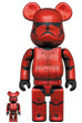 BE@RBRICK SITH TROOPER(TM) CHROME Ver. 100％ & 400％