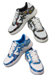 BAPE STA MEDICOM TOY BE@RBRICK CAMO BLACK/BLUE