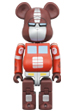 BE@RBRICK × TRANSFORMERS OPTIMUS PRIME BAPE(R) RED