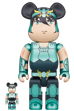 BE@RBRICK 龍星座の紫龍 100％ & 400％