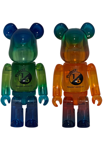 その他 MEDICOM TOY - BE@RBRICK  GRADATION CLEAR MEDICOM TOY - BE@RBRICK GRADATION CLEAR（Green ver.）/BE