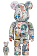 BE@RBRICK 9090 × S.H.I.P&crew 100％ & 400％