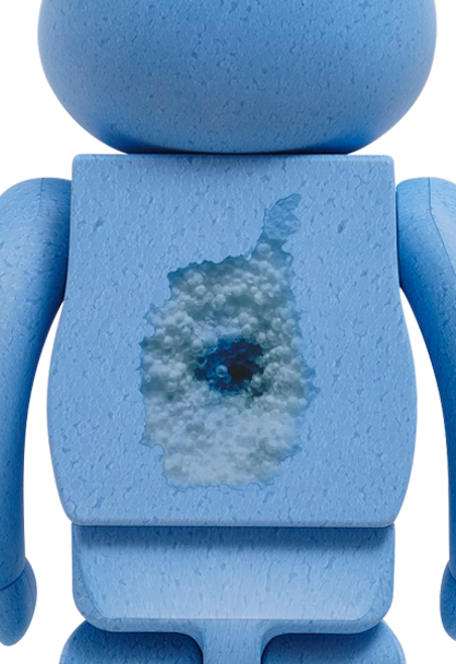 MEDICOM TOY - BE@RBRICK SNARKITECTURE X BLACKRAINBOW 1000% BLUE ...