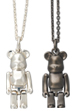 IVXLCDM × BE@RBRICK チャームネックレス(SILVER／BLACK)