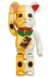 BE@RBRICK 招き猫 千万両 金×開運 銀 1000％