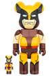 BE@RBRICK WOLVERINE (BROWN Ver.) 100％ & 400％