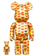 BE@RBRICK Gold Heart 100％ & 400％